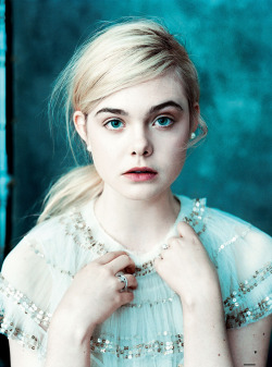 suicideblonde:  Elle Fanning photographed by Norman Jean Roy