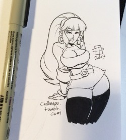 chillguydraws: callmepo:  Are you… down with the THICC-NESS?