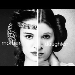 #natalieportman #padme #carriefisher ##princessleia #starwars