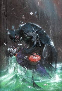 brianmichaelbendis:  Batman vs Joker by Gabriele Dell’Otto