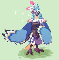 ground-lion: Kass from Breath of the Wild, requested by my dear