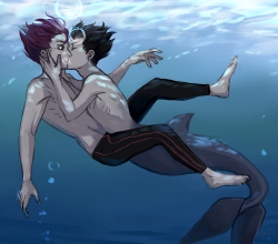 plaemon:  If noone has written merman!Haru seducing land dweller