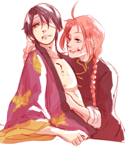 smaskvxn:  TAKAUGLY AND KAMUI FOR MADISON CAUSE SHE DREW ME BEAUTIFUL