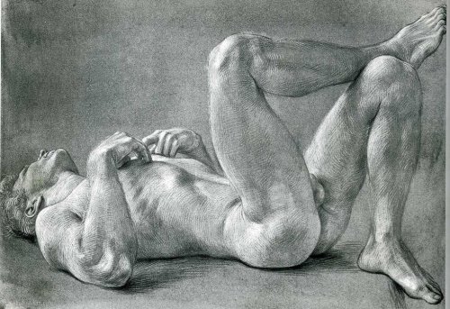 designedfordesire:  Male Nude (date?), Paul Cadmus (1904-1999)gayartists (via