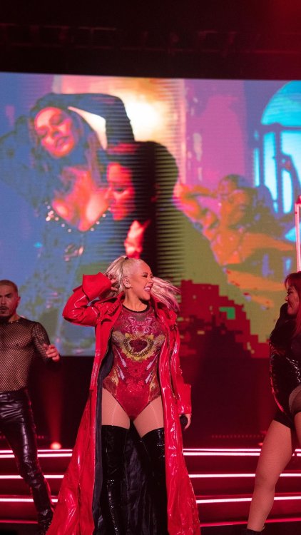 caguilera:Christina Aguilera performs at the Starlite Festival
