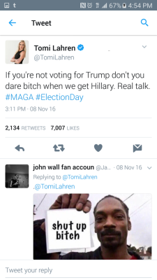 trumpisaliar:Nope, you own this shit Tomi, you helped elect this