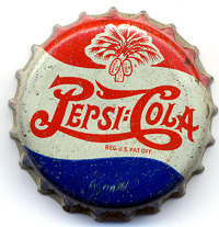 klappersacks:  Pepsi-Cola Bottle Cap, 1940’s by Roadsidepictures