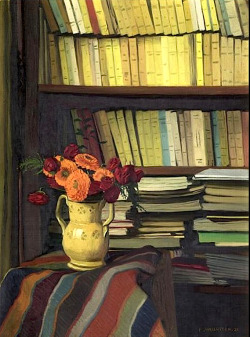 bofransson:  La bibliothèque 1921 Félix Vallotton 