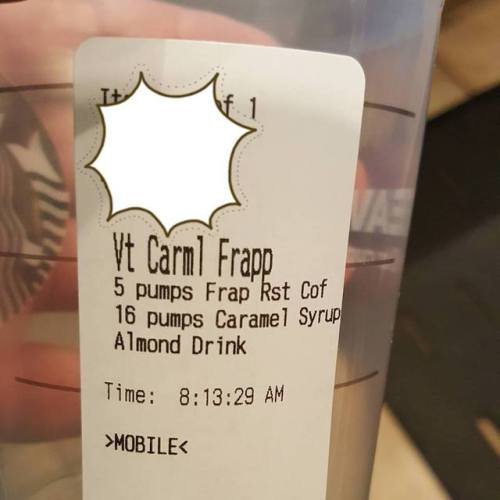 cruciphix:  babyfairy:  teamnowalls:   theblacknerd: Today I formally put in my two weeks at Starbucks so let’s take a look back on the worst drinks I’ve ever had to make.  im the white mocha with 10 pumps of raspberry    @nintendogamegirl   i’d