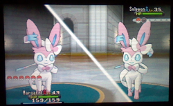 hedjeroo:  hedjeroo:  IT’S A SYLVEOFF   THE ENEMY SYLVEON USED