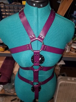 dominionleathershop: Ok I completed it! Its a purple leather