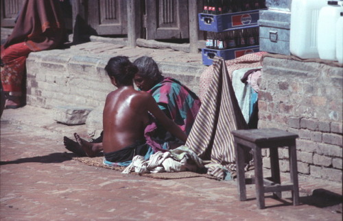 Nepalese women, by Michael G SpaffordKathmandu Nepal Nepalese Therapy Medicinal Treatment Feb 1990 004
