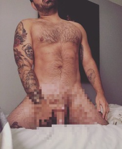 saltierside:  Pixel Party #thickthighs #tattooedmen #hairygay