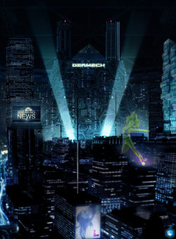 civilizationfiction: Cyber City by BombOPAUL 