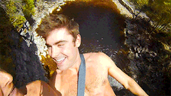 famousmeat:  Zac Efron strips off on NBC’s Running Wild with