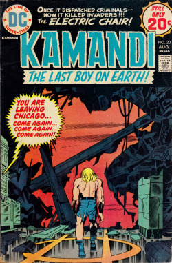 Kamandi No. 20 (DC Comics, 1974). Cover art by Jack Kirby.From