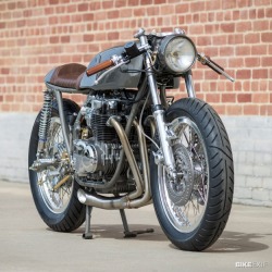 rhubarbes:  DUSTIN KOTT’S CB550 CAFE RACER.   (via Dustin Kott’s