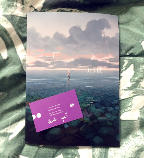 nnscribble:  I just got this in the mail!Itâ€™s an artbook by Loika / @andatseaTumblr recommended me their blog and it got me out of that bad art block I had last month. It inspired me so much I had to get this artbook in my bookshelf. <3  [Art inspiri