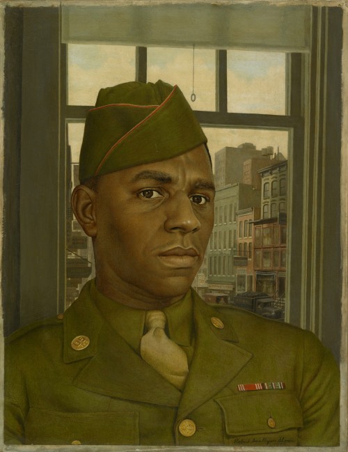 shewhoworshipscarlin:Negro Soldier by Robert Smullyan Sloan,