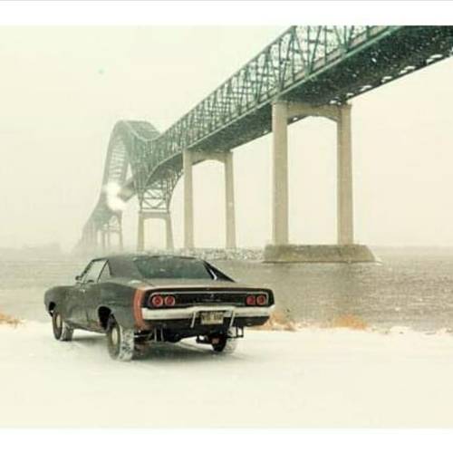 jacdurac:  Vintage photo of a ‘68 Charger. It was a Daily Driver