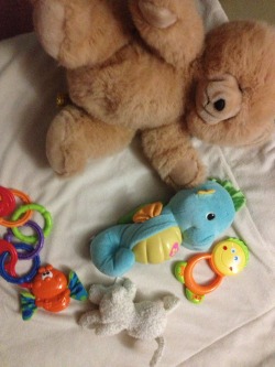 When I was dad, gave me lots of toys :(