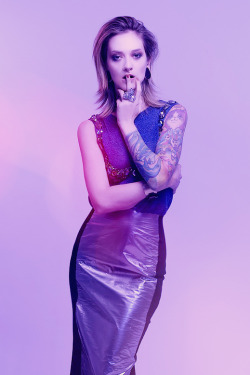 Shine on, Purple Princess Lucas Dvorac - model Theresa Manchester,