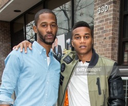 blkreyes:  Actors Cory Hardrict and Eric D. Hill Jr. promote