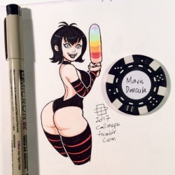 callmepo:Gothsicle tiny doodle - Mavis wants to try ALL THE FLAVORS!