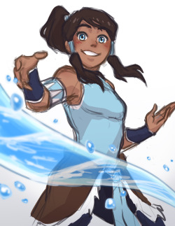 kellyykao:  Late night Korra doodle before bed  <3 <3 <3