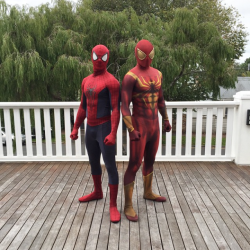 gaynerds:  Brennan Mejia and Yoshi Sudarso as Spider-Man and