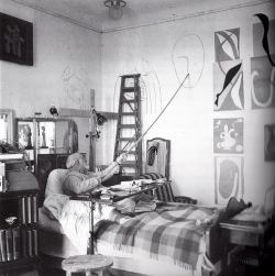 legraindesable:  Henri Matisse - Hôtel Regina, Nice, 1952 