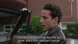 wusreallygoodie:  A BRONX TALE     This movie will teach you