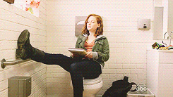 kmccreesh4:  Just sitting on the toilet, jeans on, about to fill