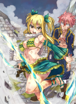 rboz:   Lucy & Levy protecting their men  As per request