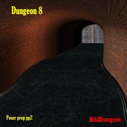 Kawecki has dungeon Poser prop for your scenes! Take a trip through