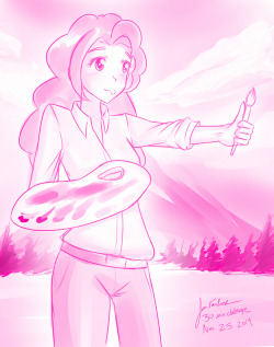 30minchallenge:  Pink is popular today it seems :3 Really nice