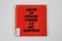 deckerlibrary:  From our Book Arts Collection, Jenny Holzer’s Abuse
