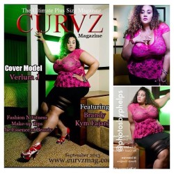 Lets congratulate model @verluracouture  for landing her first cover with @curvzmagazine  for the September issue!!  It was a great moment to shoot this with the model and have this be her cover was even better!!!  Get your copy at  www.curvzmag.com #bust
