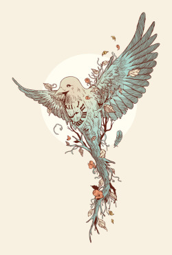 bestof-society6:    ART PRINTS BY NORMAN DUENAS  Tempus Fugit A