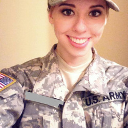 usmilitarysluts:  Army CPL with 25ID shows off her tattoos under