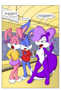 crazydragonlover:    Tiny Toons vacation comic for   sexyfoxy22 