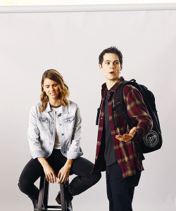 dylan-source:  First look at Dylan O’Brien and Shelley Hennig