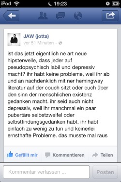 hardcoreentertainment:  Was mir zur hälfte eurer blogs einfällt.