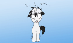 taboopony:  Introducing Shy Courage… Kinda  D'aww~! Everyone