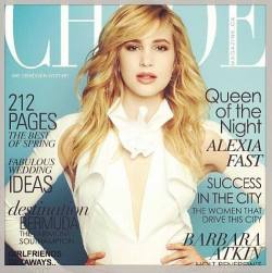 filmsboutique:  Alexia Fast (BLACKBIRD) is on the cover of Chloe