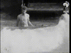 notdbd:  WWII - naked British troops unload a landing craft -