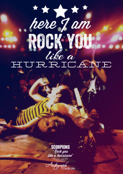 autographgrafiche:  246 |§| SCORPIONS - “Rock You Like A Hurricane”,