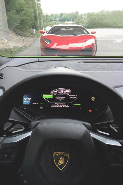 johnny-escobar:  Huracan cockpit x Aventador | JE