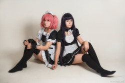sexynerdgirls:  Karuta Roromiya and Ririchiyo Shirakiin [6] by