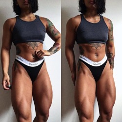 welovemusculargirls:  welovemusculargirls:Isn’t she gorgeous